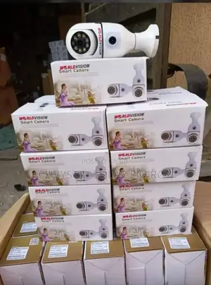 CCTV Bulb  Design Camera With Dual Lens and Active Rotation
