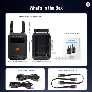 Lemorele 200m Wireless Hdmi for Video Camera