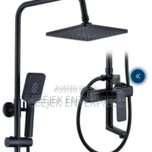 Luxury Black Shower Set