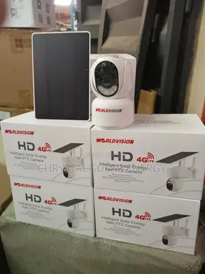 Single Lens Solar Camera With 3600 View Ubox, Solar Panel, Mobile App