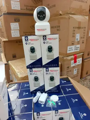 V380 Single Lens 3600 View Dome Camera With Inbuilt Battery
