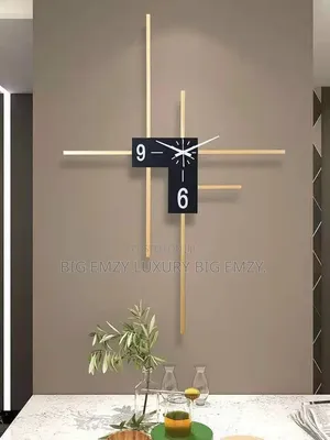 Modern Geometric Wall Clock.