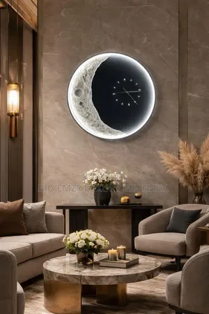 Luxurious Wall Clock Led Lamp.