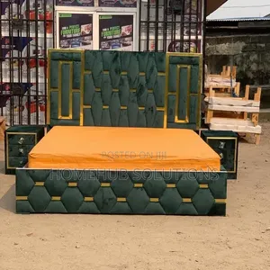 6by6 Bedframe With Mattress and Two Side Drawers