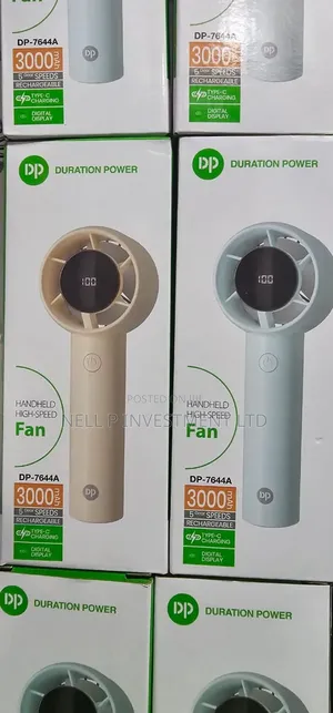 Hand Held High Speed Rechargeable Fan