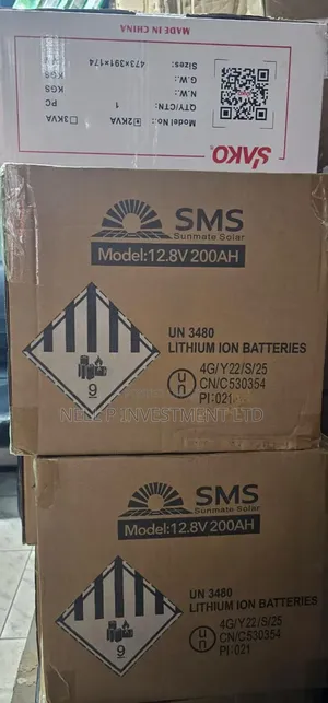 200 Amps 12 Volts SMS Lithium Battery