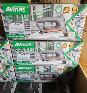Avinas Electric Dry Iron- Stainless Surface - 1800w