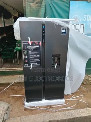 Haier Thermocool Side by Side Ref SXS Frost Ht Ref HRF-540wbs R6 BLK