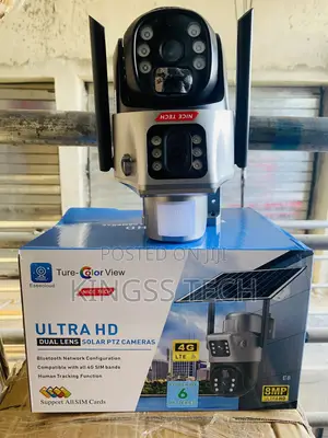 Essecloud E8 Double Lens Solar Camera