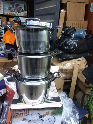 3 Set 22,24,26cm Stainless Pot