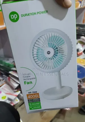 Lead Light Rechargeable Portable Fan