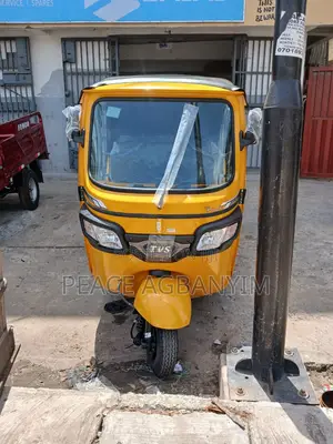 New TVS King Deluxe Plus iTouch Start 2025 Yellow