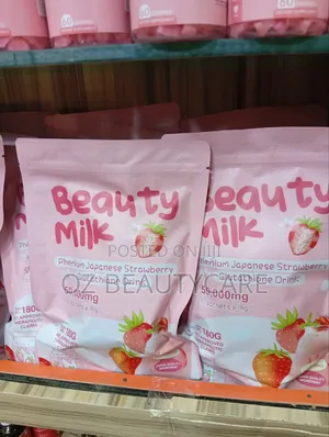 Beauty Milk Japanese Strawberry Glutathione Drink