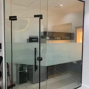 Fixed Partition With Swing Glass Door