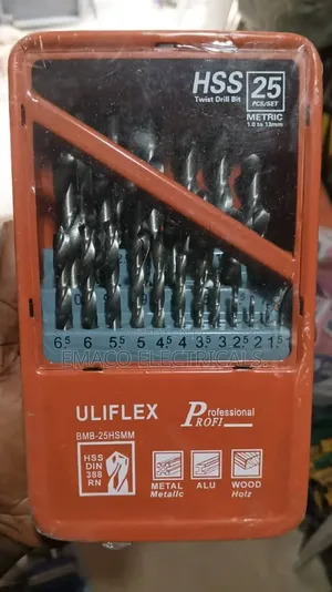 Uliflex Drill Bits 1mm to 13mm of 25 Sets