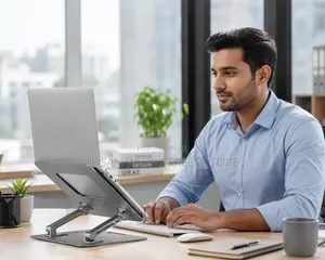 360° Adjustable Laptop Stand – Premium Ergonomic Design
