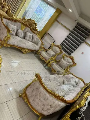 Royal Gold Sofa Set