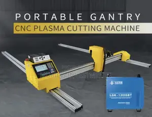 Double Drive Gantry CNC Flame Plasma Cutter (Lgk63a Plasma Source)
