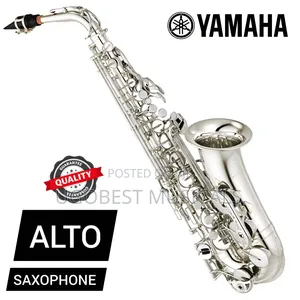 Silver Yamaha Alto Saxophone