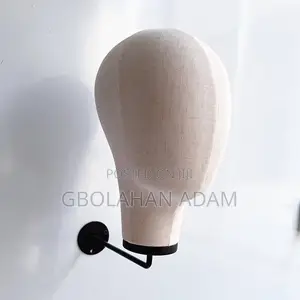 Wall-mounted Canvas Mannequin Head