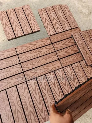 WPC Pool Decking Tiles