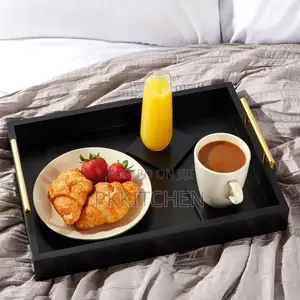 3in1 Bamboo Black Tray