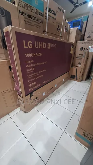 2026made Lg 100"Inch Android Smart Tv Flameless Bluetooth Netflix