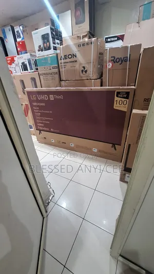 2026made Lg 100"Inch Android Smart Tv Flameless Bluetooth Netflix