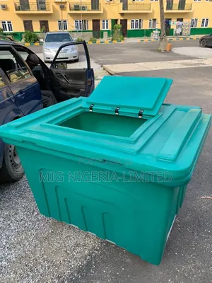1100l Large Capacity Plastic Waste Bin With Wheel Nigeria Plastics