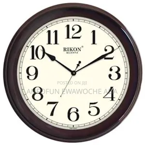Rikon Round Wall Clock - 35cm