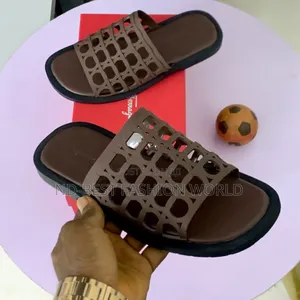 Brown Basket Slippers