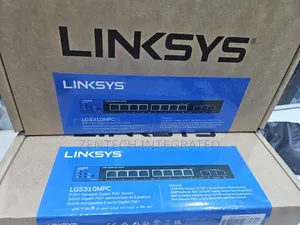 Linksys 8port Gigabit and Poe With 2port Fiber Maximum Power Switch