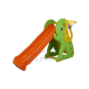 Elephant Themed Slide With Basket