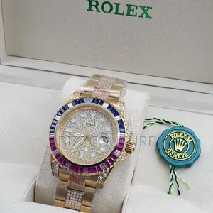 Original Rolex GMT-Master Ii Gold Chain Watch Available in Store
