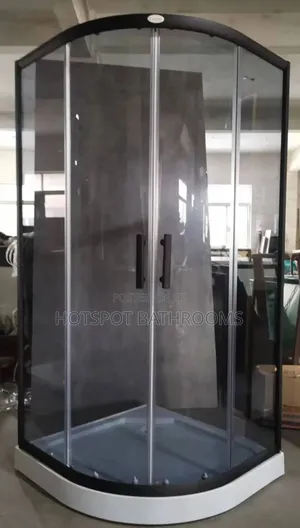 Black Frame Shower Cubicle