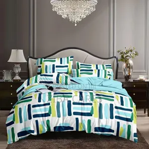 Queen Size Hotel Standard Duvet Set With Bedsheet and Pillowcases 6x6