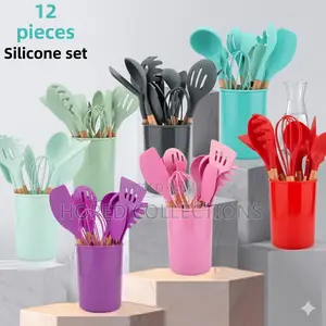12pcs Silicone Spoon Set