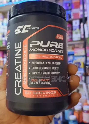 Pure Creatine Monohydrate Powder 60 Servings