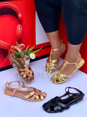 Ladies Flat Sandals, Available in Colours. Sizes 37. - 42