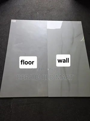 Matte Floor and Gloss Wall Combination for Bathroom