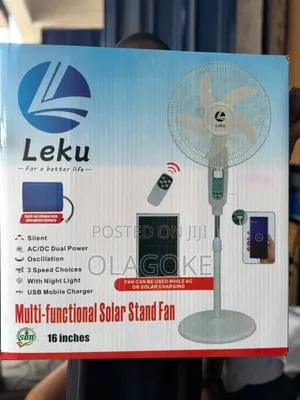 Solar Standing Fan