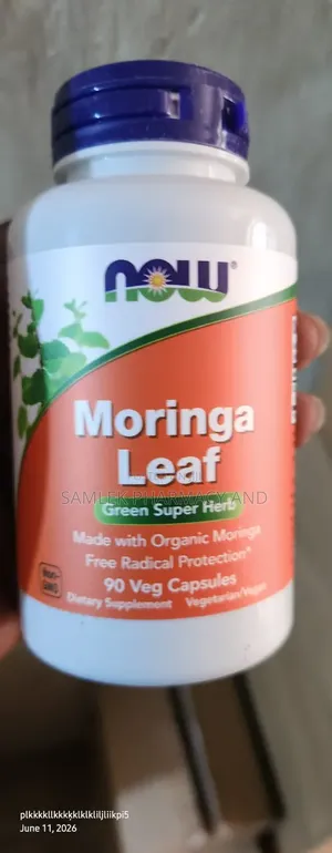 Now Moringa Leaf,Super Green Herb, Made With Organic Moringa -90caps