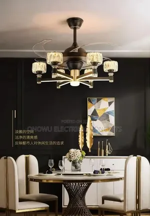 Nordic, Invisible, Fan Light, European Style, Light Luxury