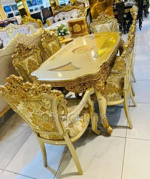 Royal Dining Table by 6 Chairs