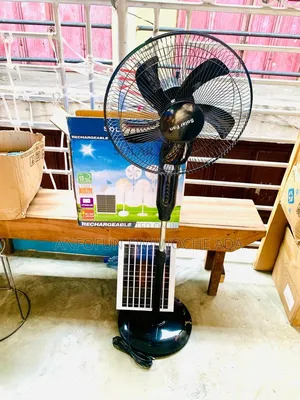 Rechargeable Solar Fan