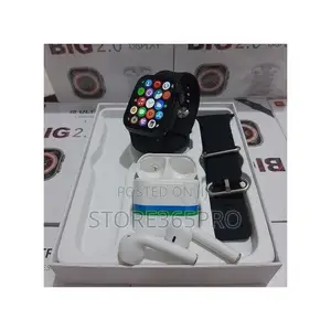 I8 Ultra Smart Watch With Free Airpod And Double Straps