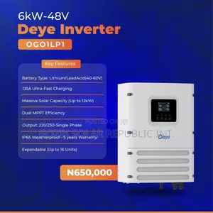 Deye 6kva 48v Hybrid Inverter