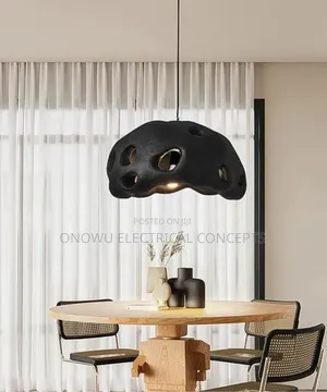 Modern Kitchen Dining Room Chandelier Lighting Ceiling Oval Bean Resin