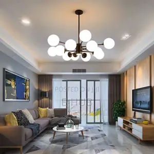 Glass Ball Chandelier