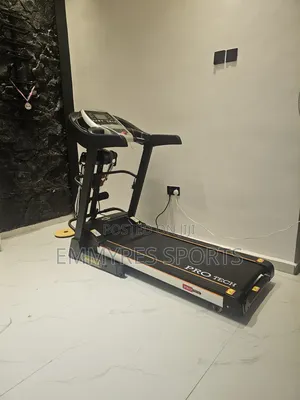 Pro Tech 2.5hp Treadmill With Massager, Twister Dumbbells